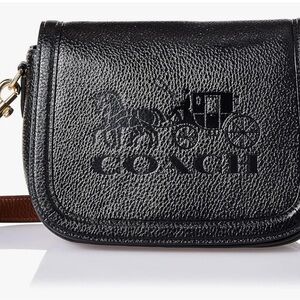 Coach Black Leather Crossbody Bag